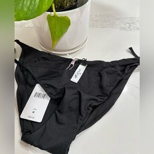 Black bathing suit bottoms NWT